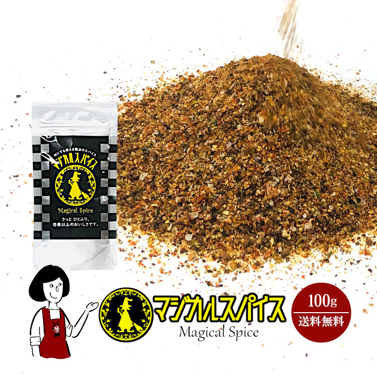 ライフテック マジカルスパイス 100g ＜詰替用＞ / ミックススパイス アウトドア キャンプ飯 万能調味料 送料無料