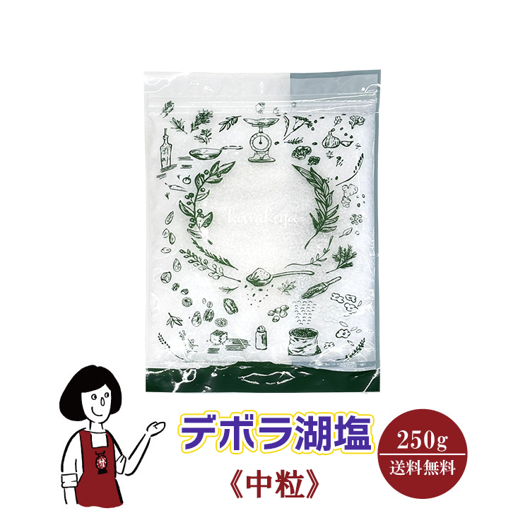 デボラ湖塩 中粒 250g / オーストラリア デボラ湖 湖塩 自然結晶塩 ミネラル 塩 送料無料