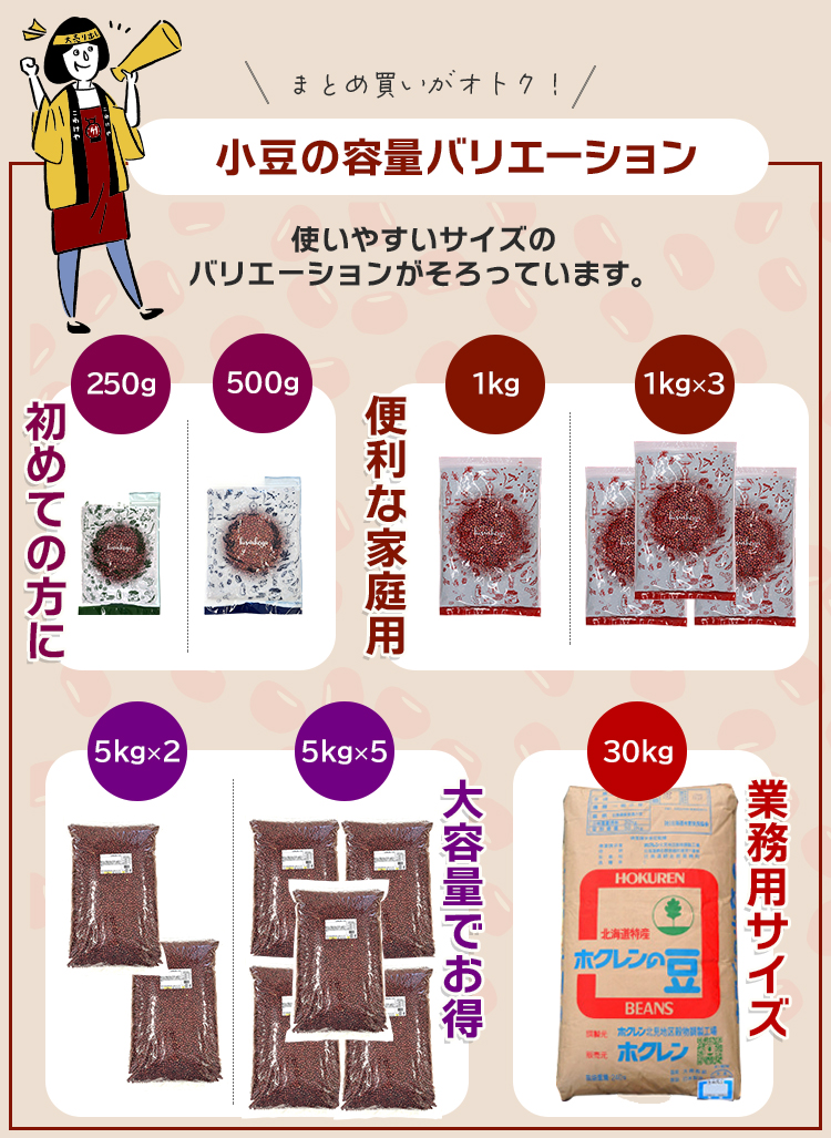 小豆 乾燥豆 国産 北海道産