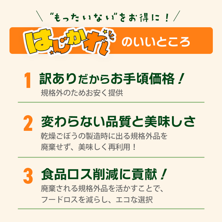 ごぼう 乾燥野菜 訳あり 不揃い