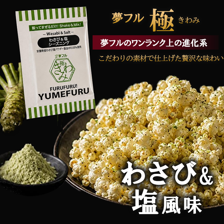 フレーバー 極 わさび 塩 ポップコーン フライドポテト シーズニング 調味料 小袋
