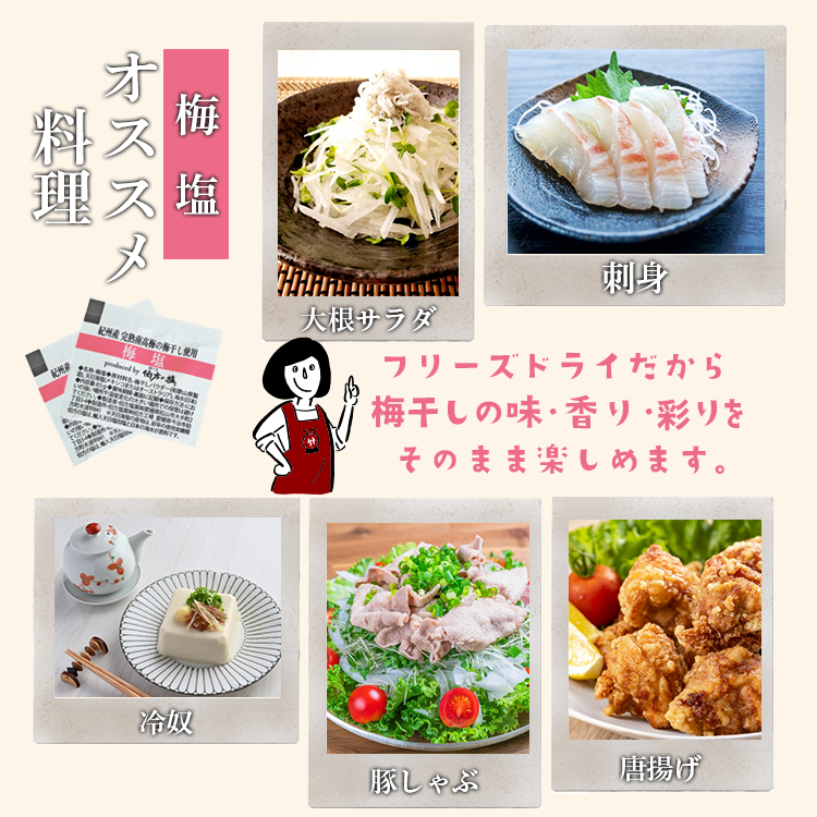 伯方の塩 梅 塩 調味料 小袋 使い切り 小分け テイクアウト 天ぷら