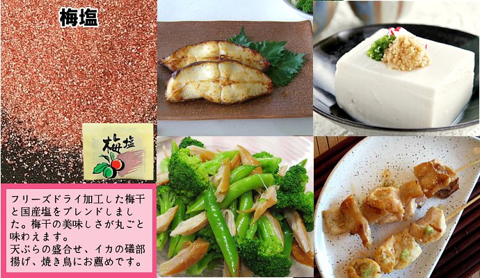 梅 塩 調味料 小袋 使い切り 小分け テイクアウト 天ぷら