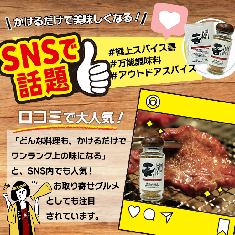 肉のふくしま よろこび ミックススパイス アウトドア スパイス 調味料